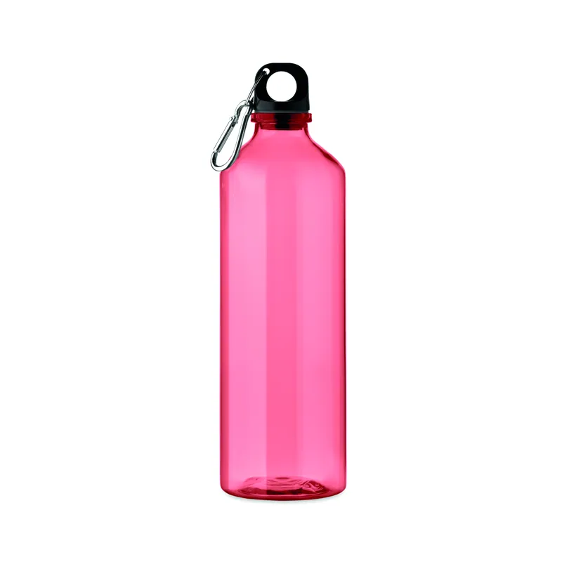 Ponente – Borraccia sportiva in RPET riciclato 750 ml, colore Rosso Trasparente, vista fronte