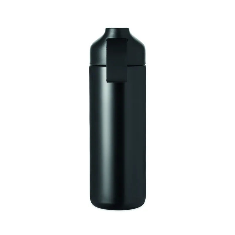 Bergamotto – Set con borraccia in acciaio inox, colore Nero