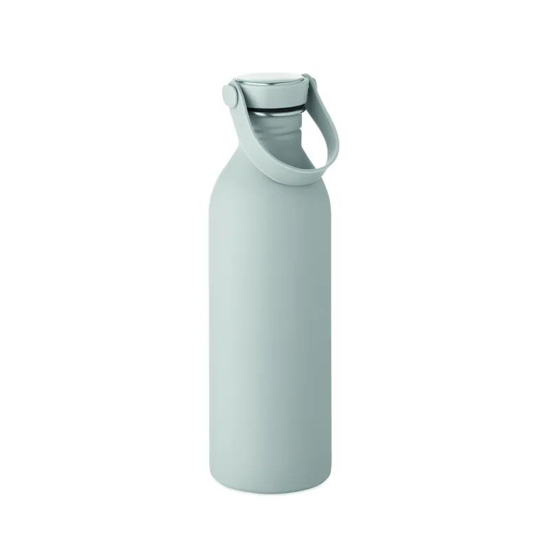 Ciottolo – Borraccia sportiva in acciaio inox 500 ml, colore Grigio, vista fronte