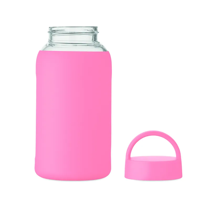 Mirto – Borraccia in vetro 600 ml, colore Rosa Baby, vista dettaglio
