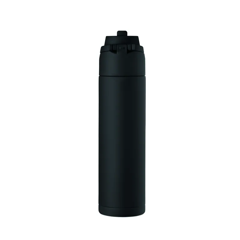 Girasole – Borraccia termica in acciaio inox 500 ml, colore Nero