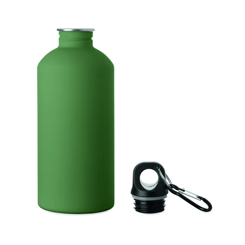 Zefiro – Borraccia sportiva in acciaio inox riciclato 500 ml, colore Verde Scuro, vista retro
