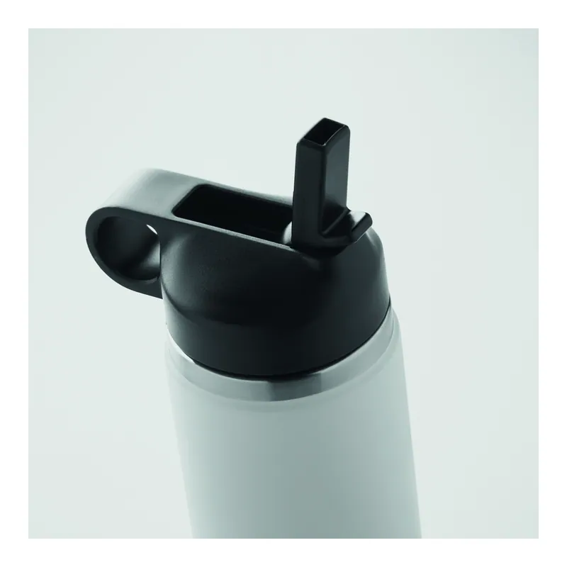 Pomice – Borraccia termica in acciaio inox riciclato 500 ml, colore Bianco, vista dettaglio