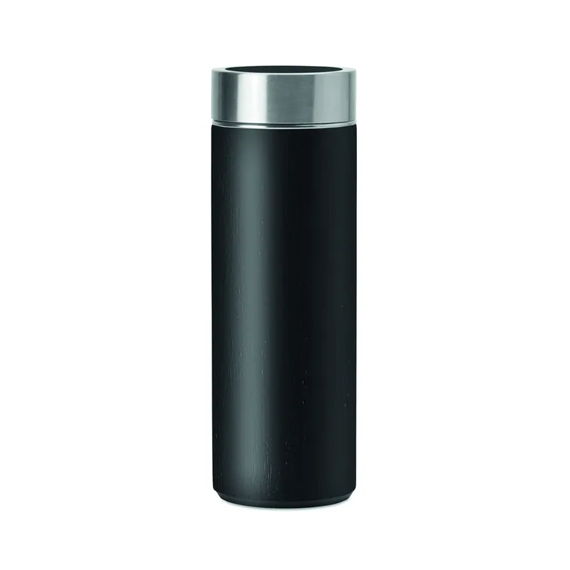Respiro – Thermos in acciaio inox 400 ml, colore Nero, vista fronte