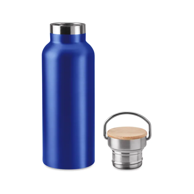 Terma – Thermos in acciaio inox 500 ml, colore Blu, vista aperta