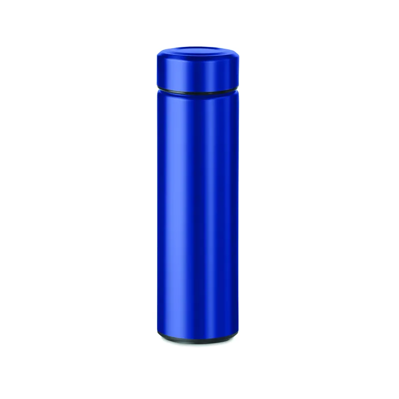 Larice – Borraccia termica in acciaio inox 425 ml, colore Blu, vista fronte