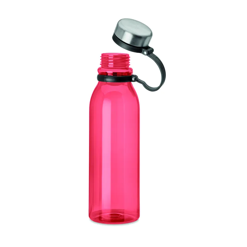 Scogliera – Borraccia sportiva in RPET riciclato 780 ml, colore Rosso Trasparente, vista aperta