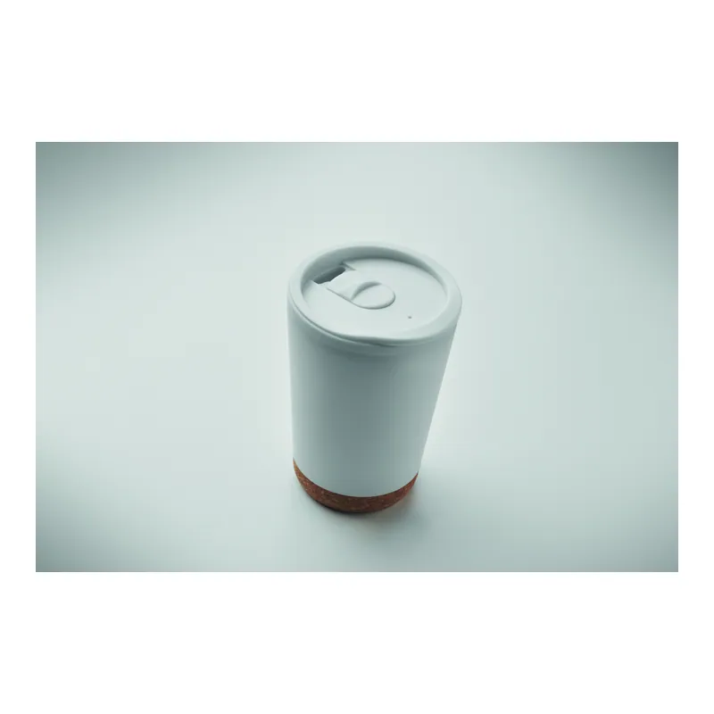 Argilla – Bicchiere riutilizzabile in polipropilene 300 ml, colore Bianco, vista dettaglio