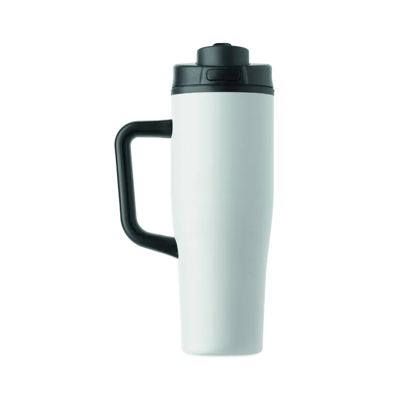Sorgente alta – Bicchiere riutilizzabile in acciaio inox riciclato 900 ml, colore Bianco