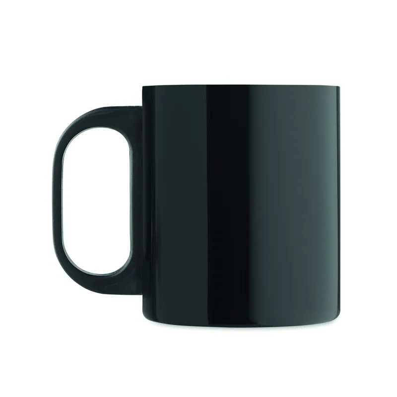 Fenice – Tazza da viaggio in acciaio inox 300 ml, colore Nero, vista dall alto