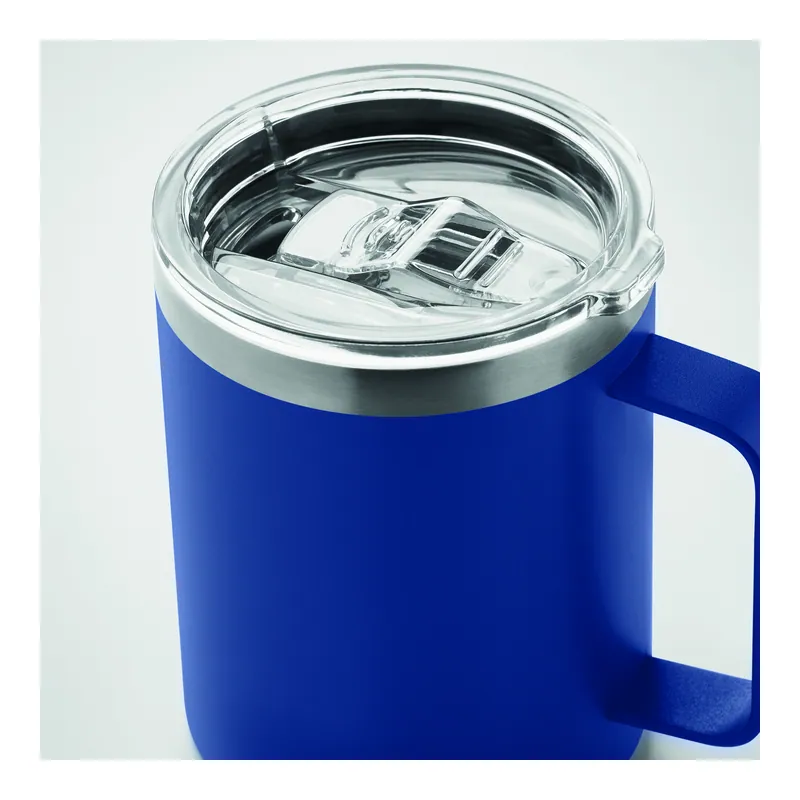 Lontra – Bicchiere riutilizzabile in acciaio inox riciclato 300 ml, colore Blu, vista dettaglio