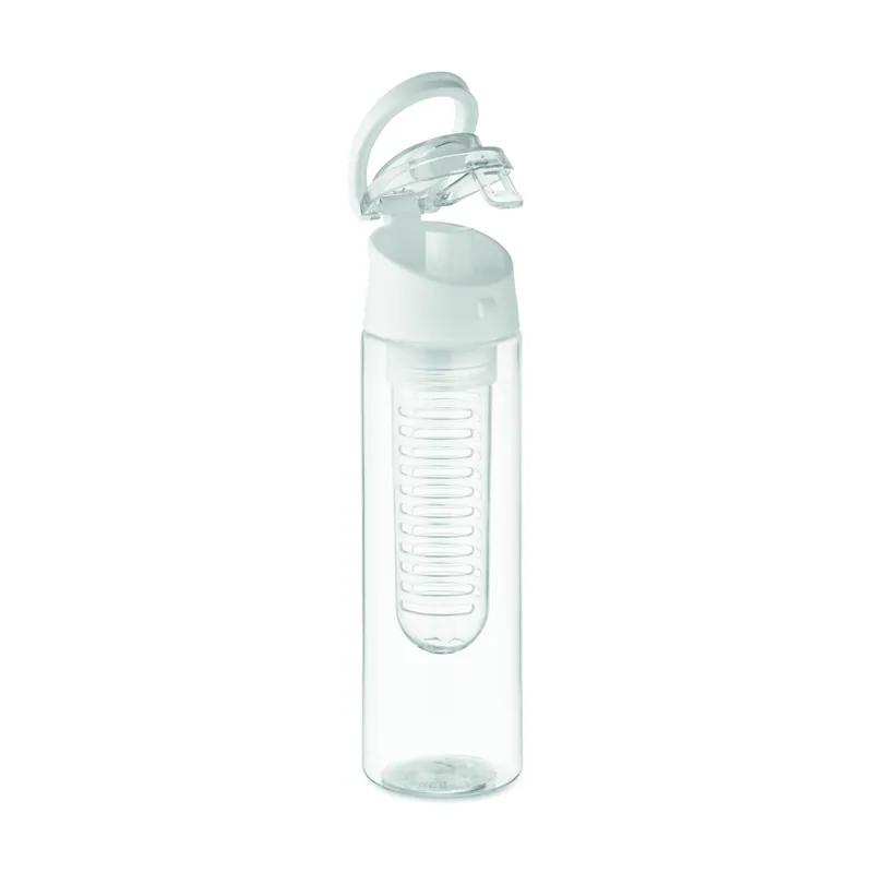 Felce – Borraccia sportiva in RPET riciclato 500 ml, colore Bianco, vista lato