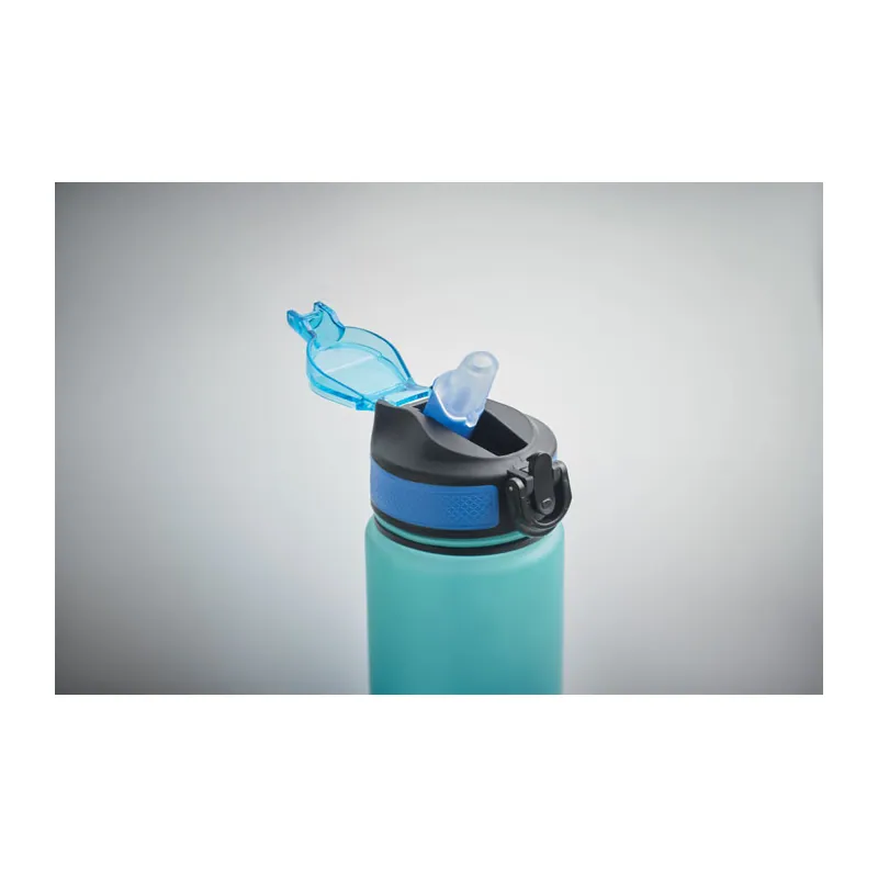 Fiume – Borraccia sportiva in RPET riciclato 1 litro, colore Blu Royal, vista dettaglio