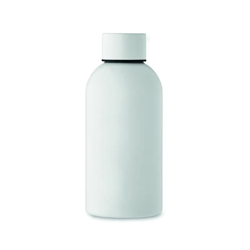 Neve – Borraccia sportiva in acciaio inox riciclato 500 ml, colore Bianco, vista aperta