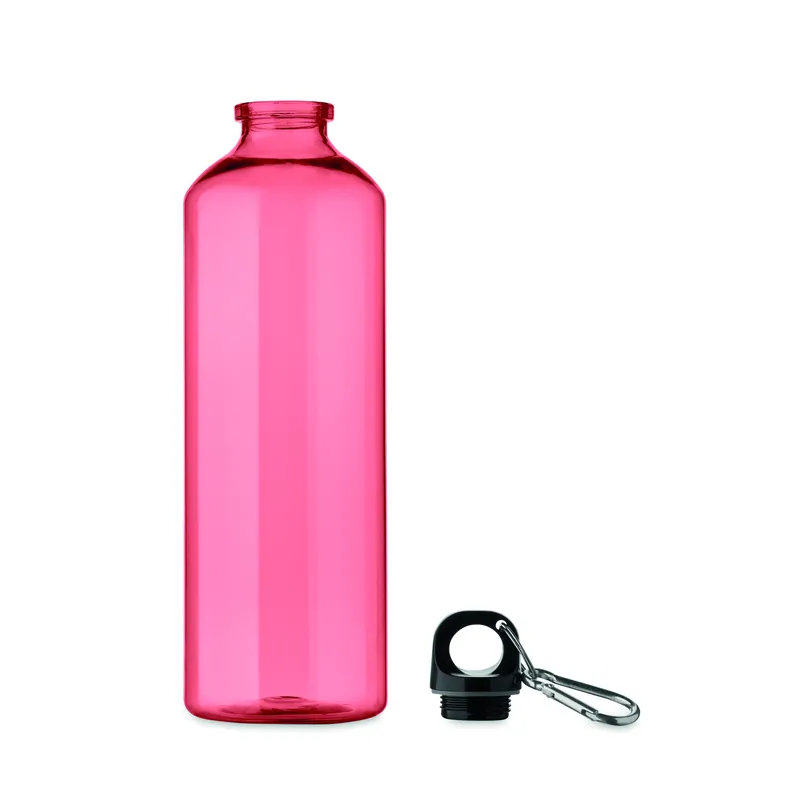Ponente – Borraccia sportiva in RPET riciclato 750 ml, colore Rosso Trasparente, vista retro