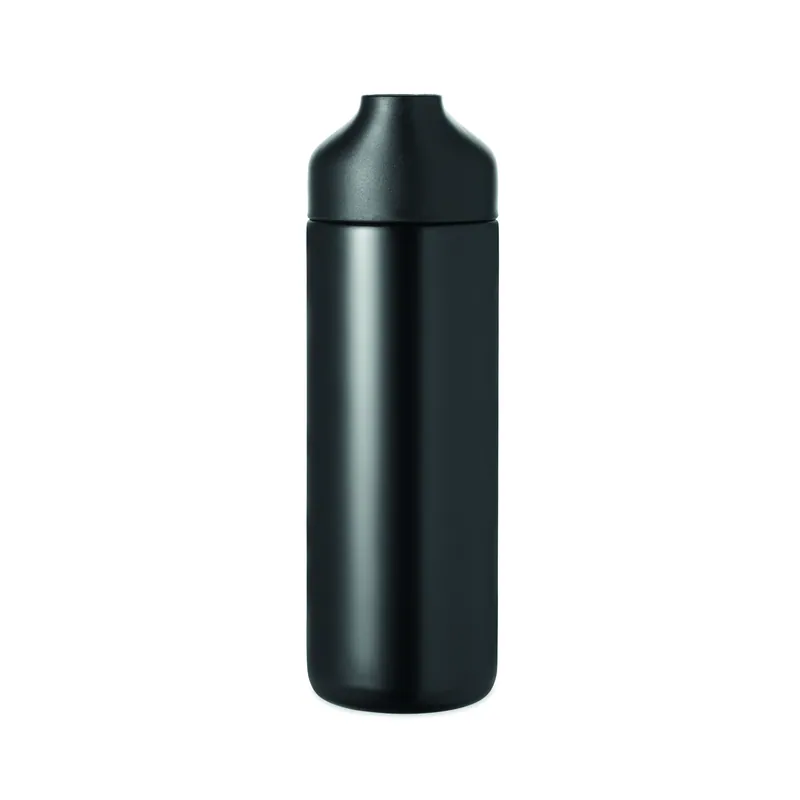 Bergamotto – Set con borraccia in acciaio inox, colore Nero
