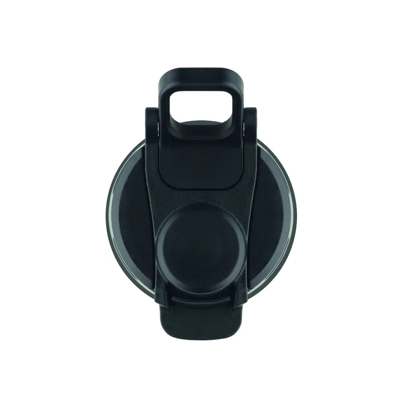 Sereno – Borraccia sportiva in silicone 500 ml, colore Nero