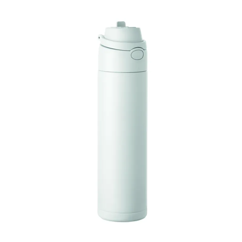 Girasole – Borraccia termica in acciaio inox 500 ml, colore Bianco, vista fronte