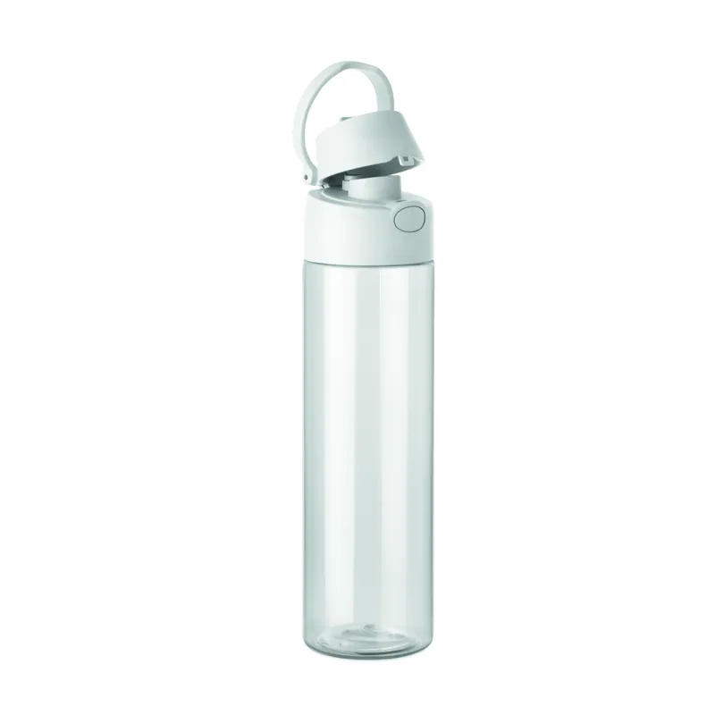 Abisso – Borraccia sportiva in RPET riciclato 700 ml, colore Bianco, vista lato