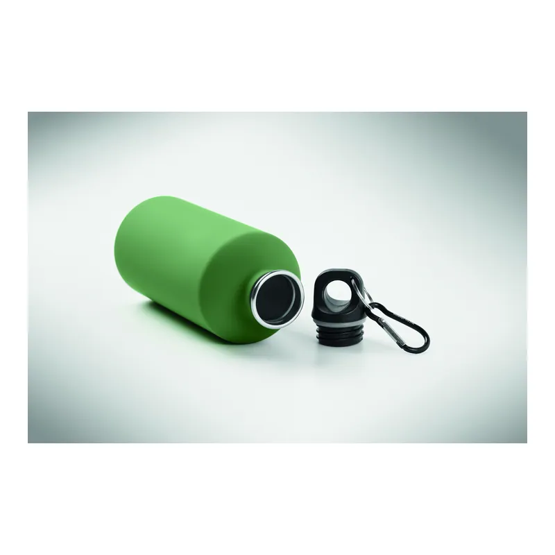 Zefiro – Borraccia sportiva in acciaio inox riciclato 500 ml, colore Verde Scuro, vista dall alto