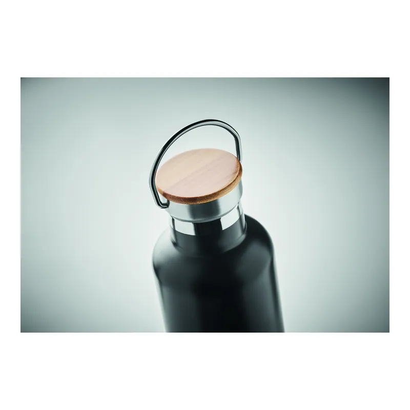 Travertino – Thermos in acciaio inox 1 litro, colore Nero, vista dettaglio