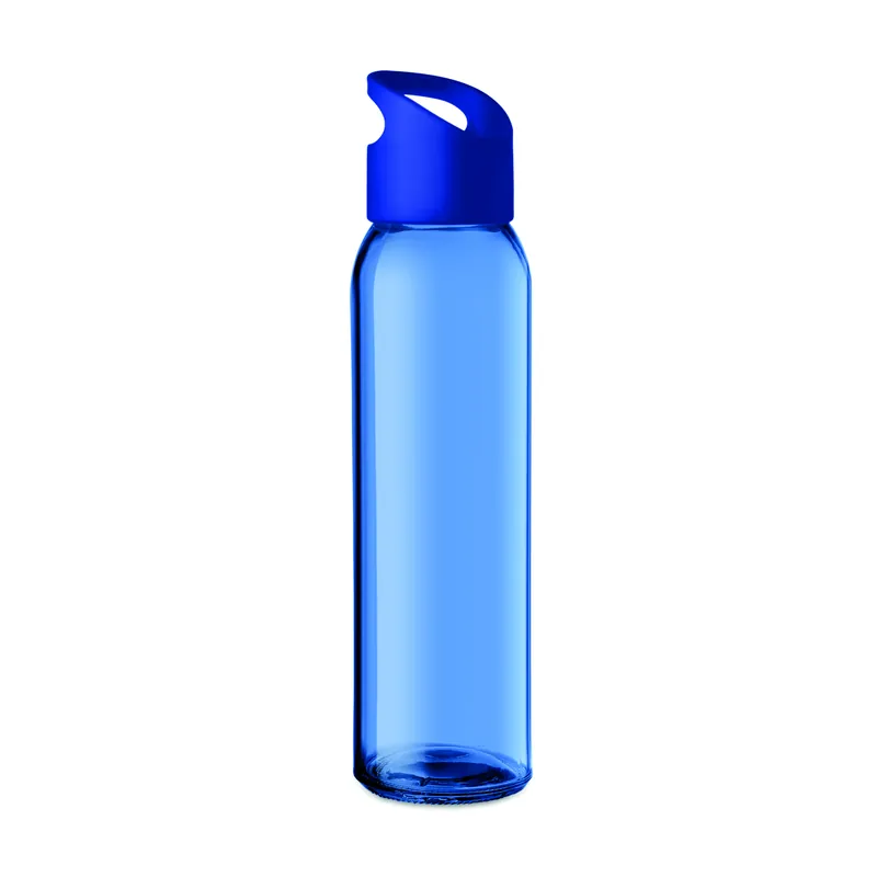 Margherita – Borraccia in vetro 470 ml, colore Blu Royal, vista fronte