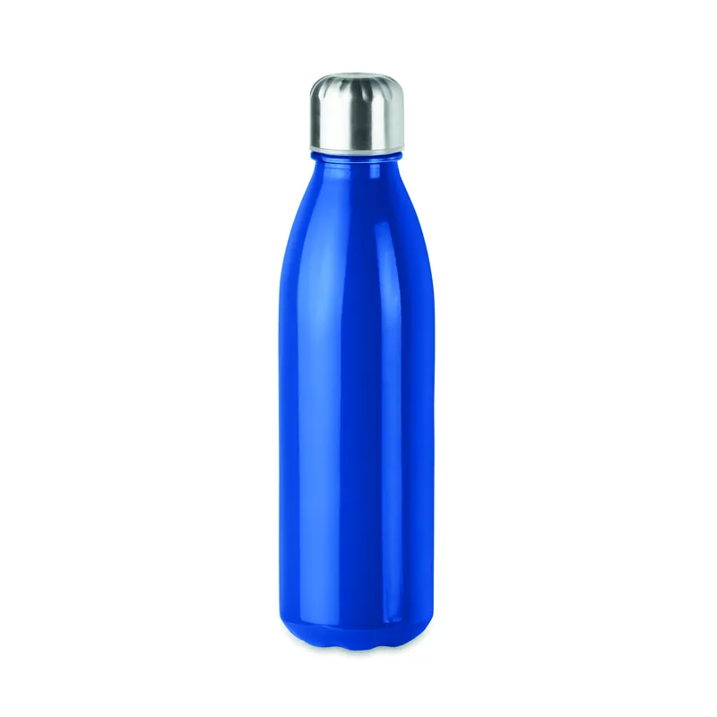 Vento – Borraccia in vetro 650 ml, colore Blu Royal, vista fronte