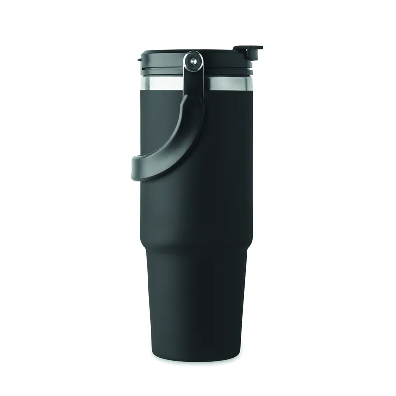 Nebbia – Bicchiere riutilizzabile in acciaio inox riciclato 850 ml, colore Nero