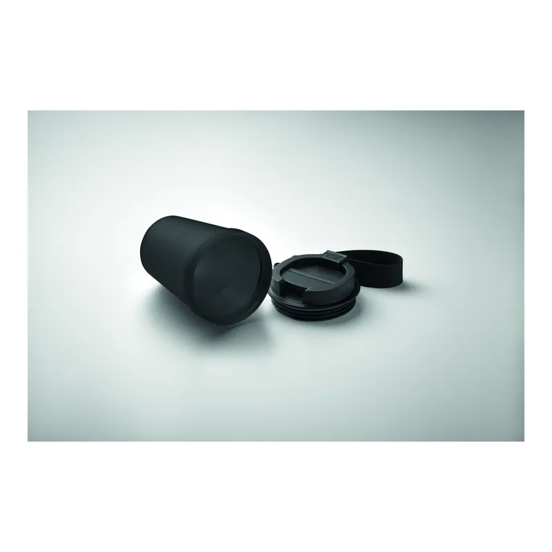 Onda – Bicchiere riutilizzabile in polipropilene 300 ml, colore Nero, vista dettaglio