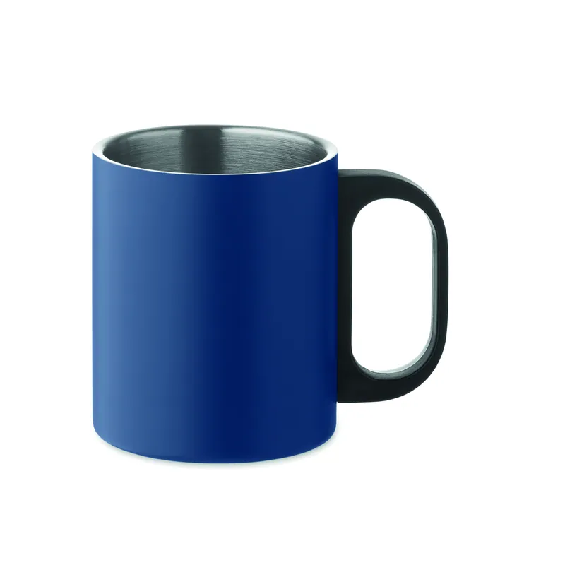Fenice – Tazza da viaggio in acciaio inox 300 ml, colore Francese Navy, vista fronte