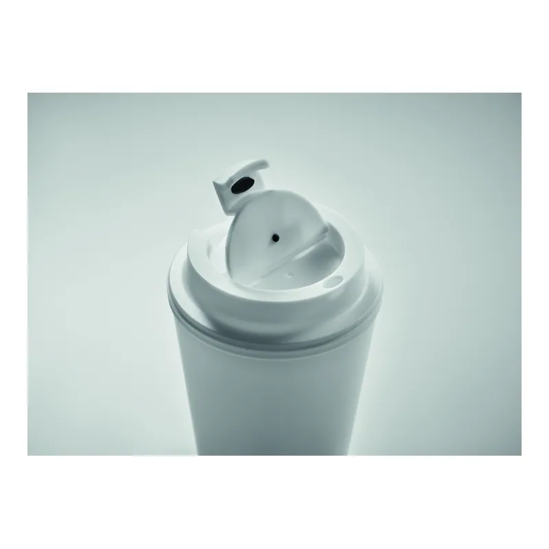 Glicine – Bicchiere riutilizzabile in polipropilene 300 ml, colore Bianco, vista dettaglio