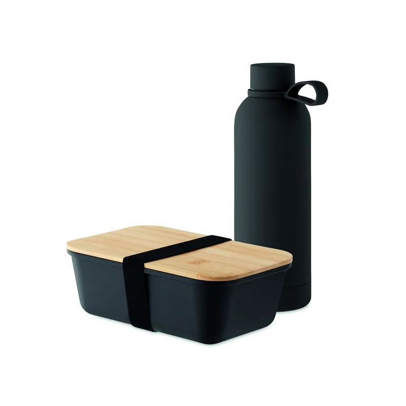 Risorgiva – Set con borraccia in acciaio inox riciclato