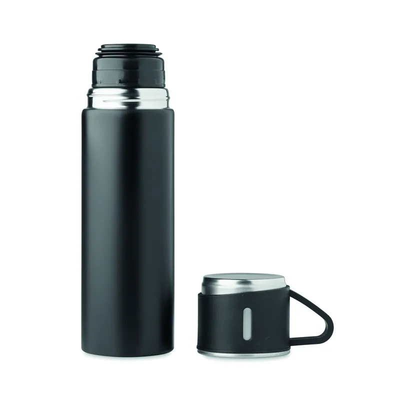 Arcobaleno – Thermos in acciaio inox 420 ml, colore Nero, vista dall alto