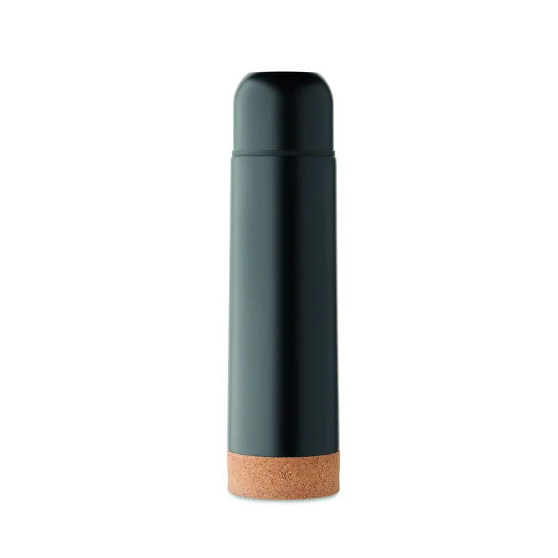Boreale – Thermos in acciaio inox riciclato 500 ml, colore Nero, vista retro