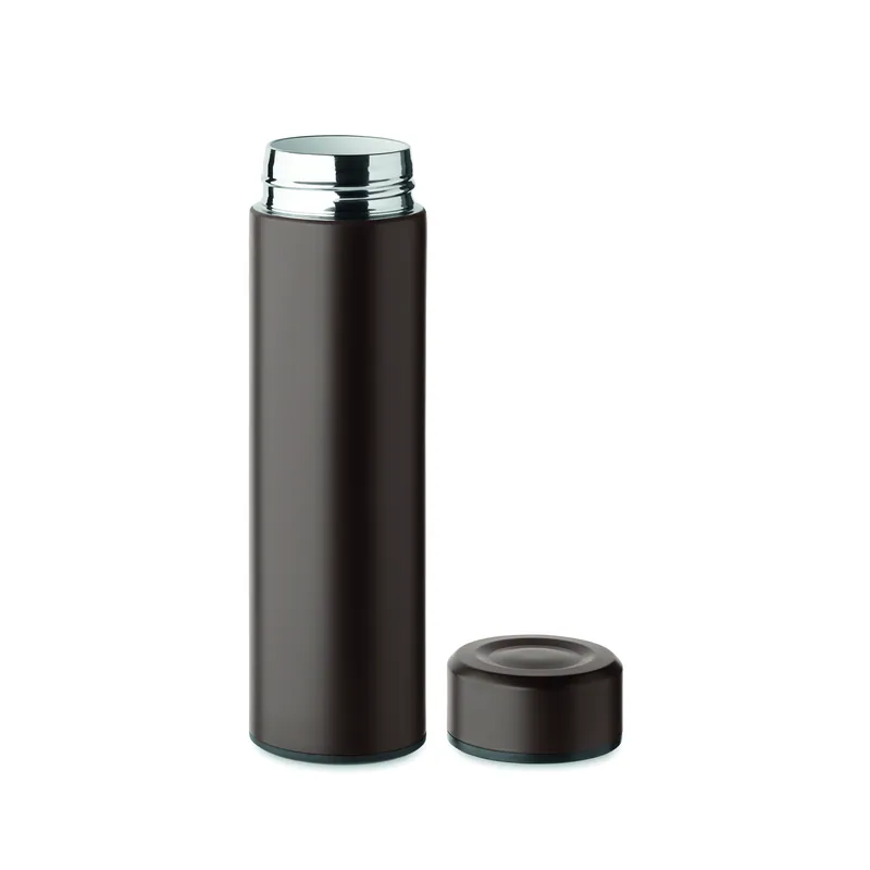 Spuma – Thermos in acciaio inox riciclato 500 ml, colore Cioccolato, vista lato