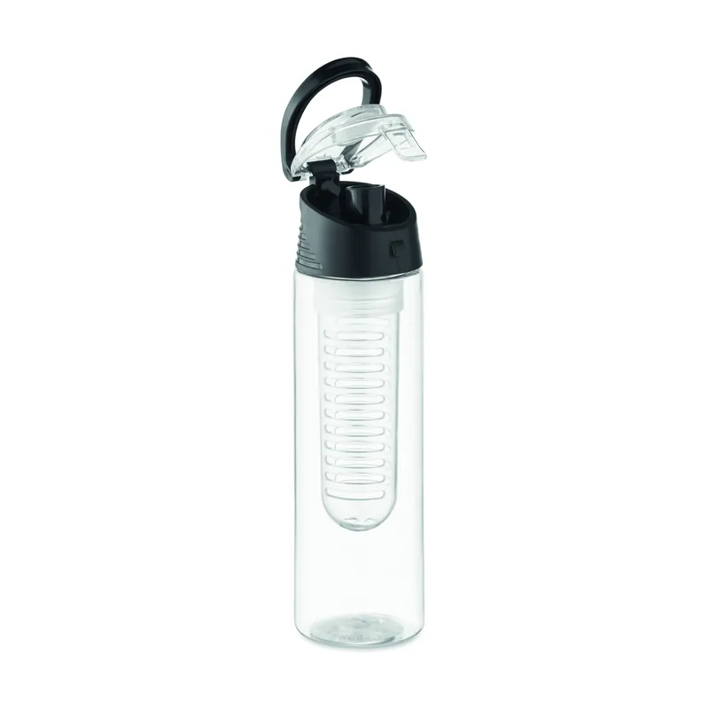 Felce – Borraccia sportiva in RPET riciclato 500 ml, colore Nero, vista lato
