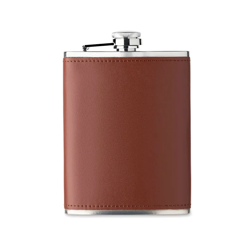Murena – Thermos in acciaio inox 200 ml, colore Marrone, vista lato