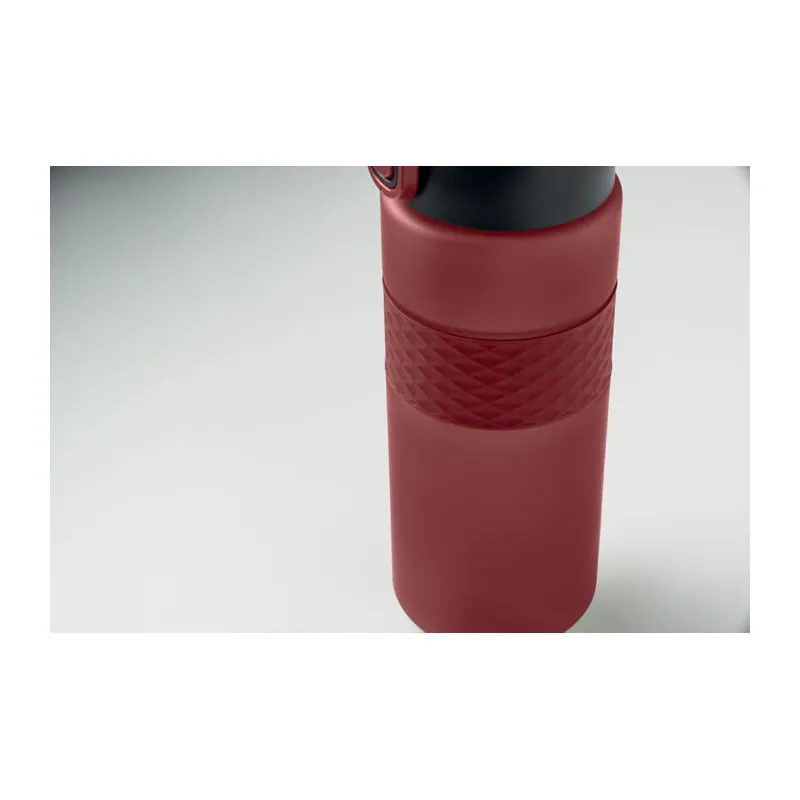 Fonte chiara – Borraccia sportiva in RPET riciclato 700 ml, colore Borgogna, vista dall alto
