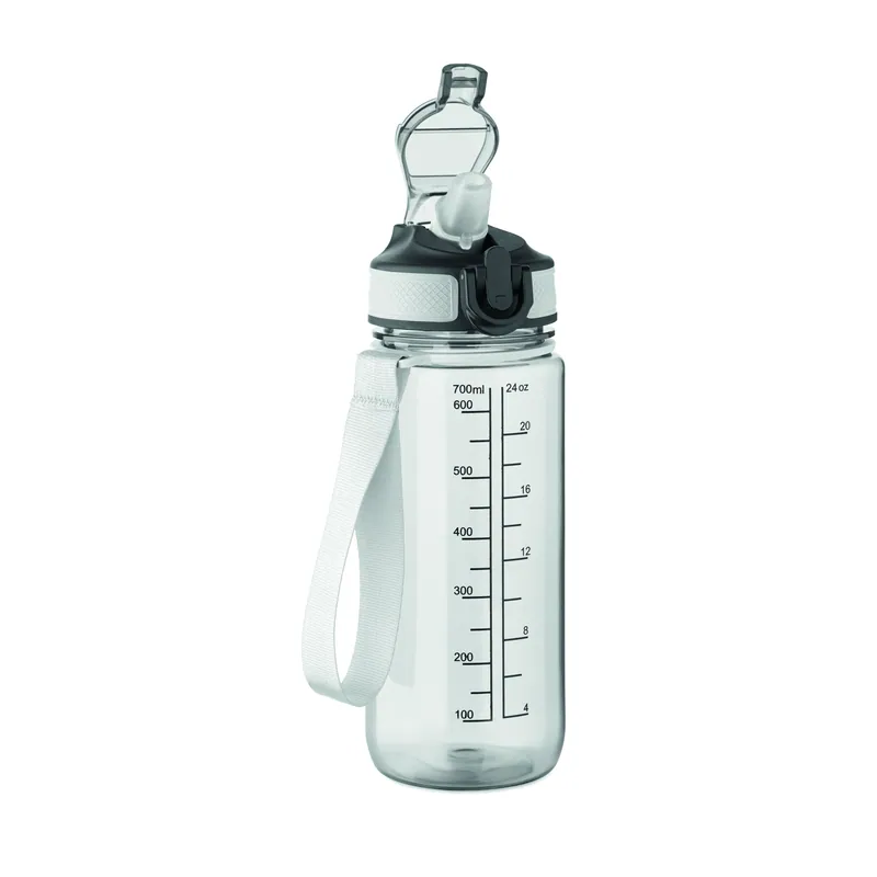 Radura – Borraccia sportiva in RPET riciclato 700 ml, colore Trasparente, vista retro