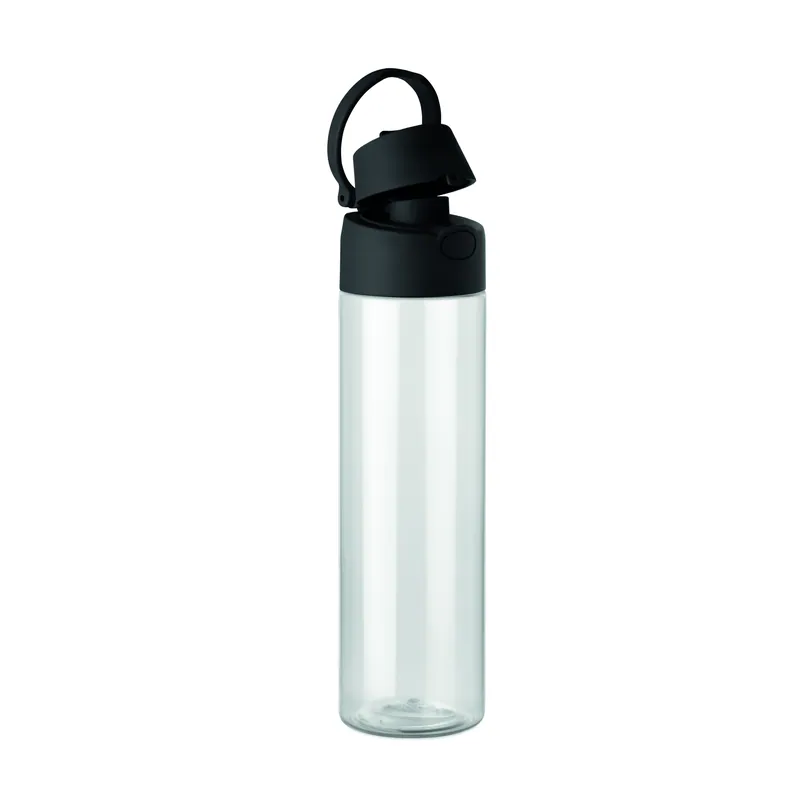 Abisso – Borraccia sportiva in RPET riciclato 700 ml, colore Nero, vista lato