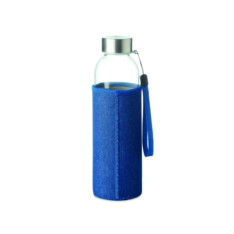 Polare – Borraccia in vetro 500 ml, colore Blu, vista retro