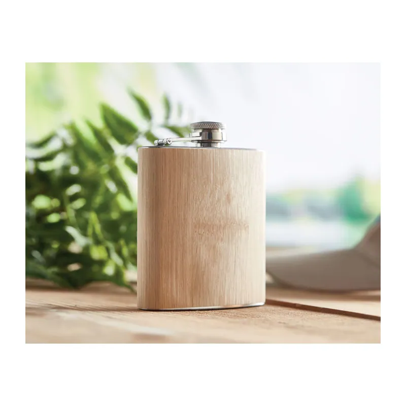 Timo – Thermos in acciaio inox 175 ml, colore Beige, foto ambientata