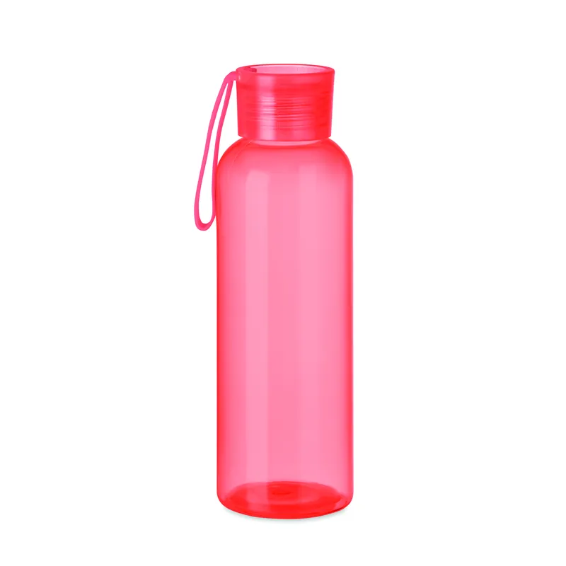 Soffio – Borraccia sportiva in Tritan 500 ml, colore Rosso Trasparente, vista lato