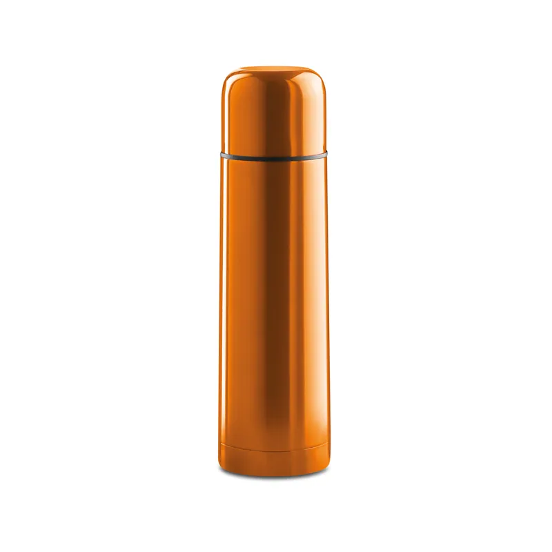 Tuono – Thermos in acciaio inox 500 ml, colore Arancio, vista fronte