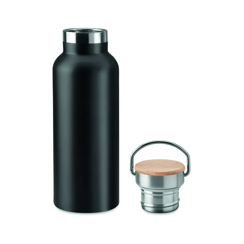 Terma – Thermos in acciaio inox 500 ml, colore Nero, vista retro