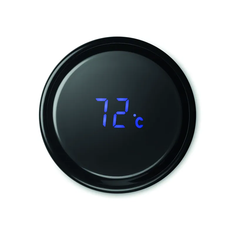 Magnolia – Thermos in acciaio inox 460 ml, colore Nero, vista lato
