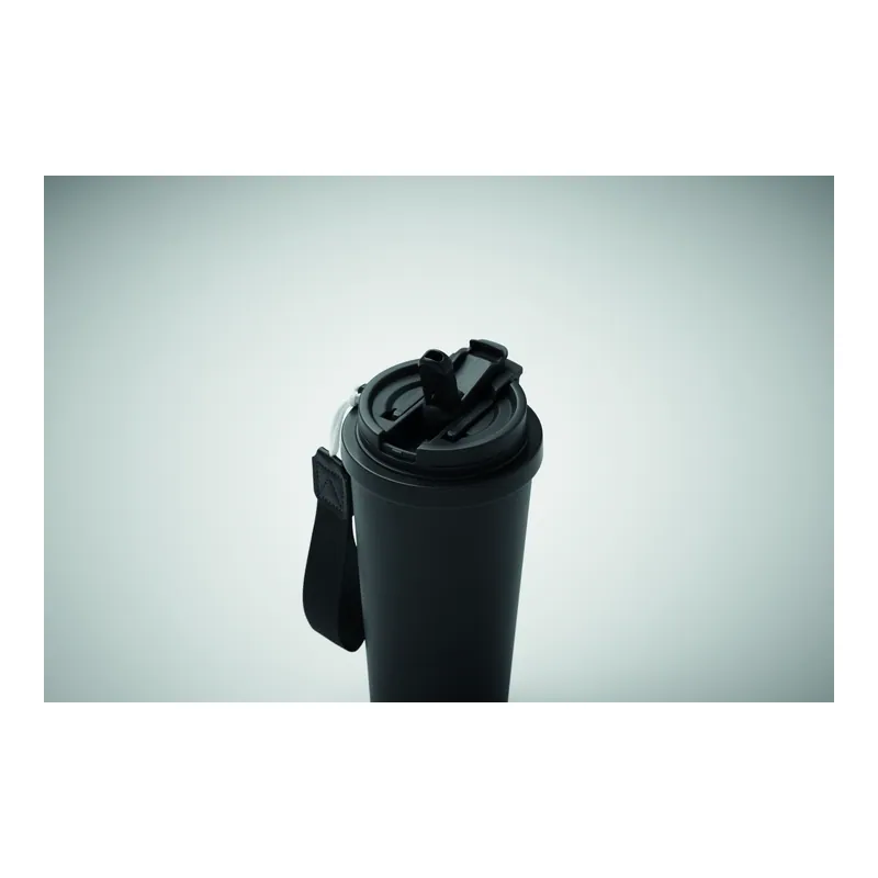 Vetta – Tumbler termico in acciaio inox 500 ml, colore Nero, vista lato