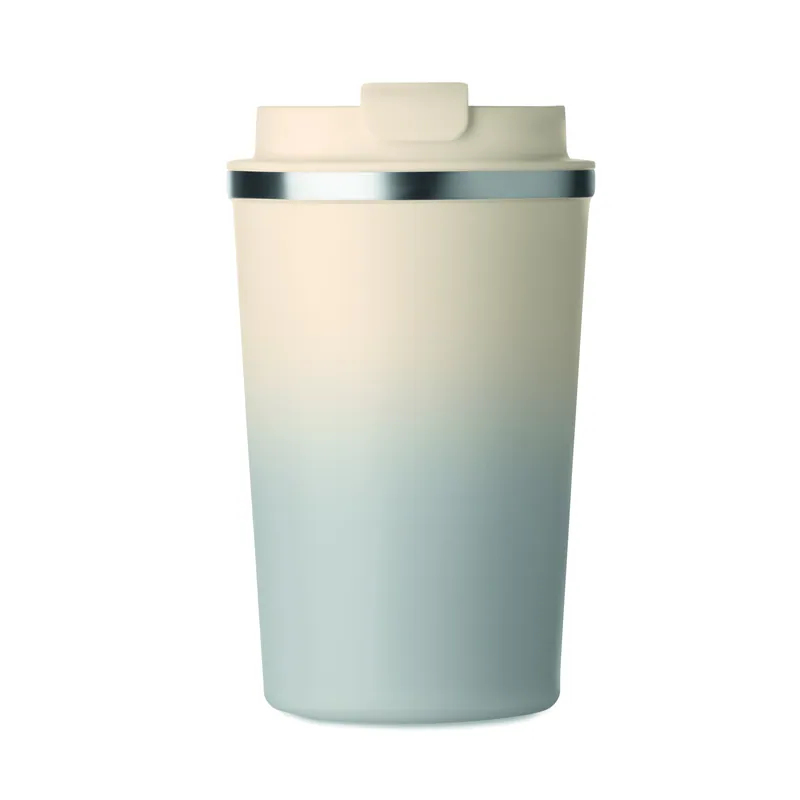 Ardesia – Bicchiere riutilizzabile in acciaio inox 350 ml, colore Grigio, vista aperta