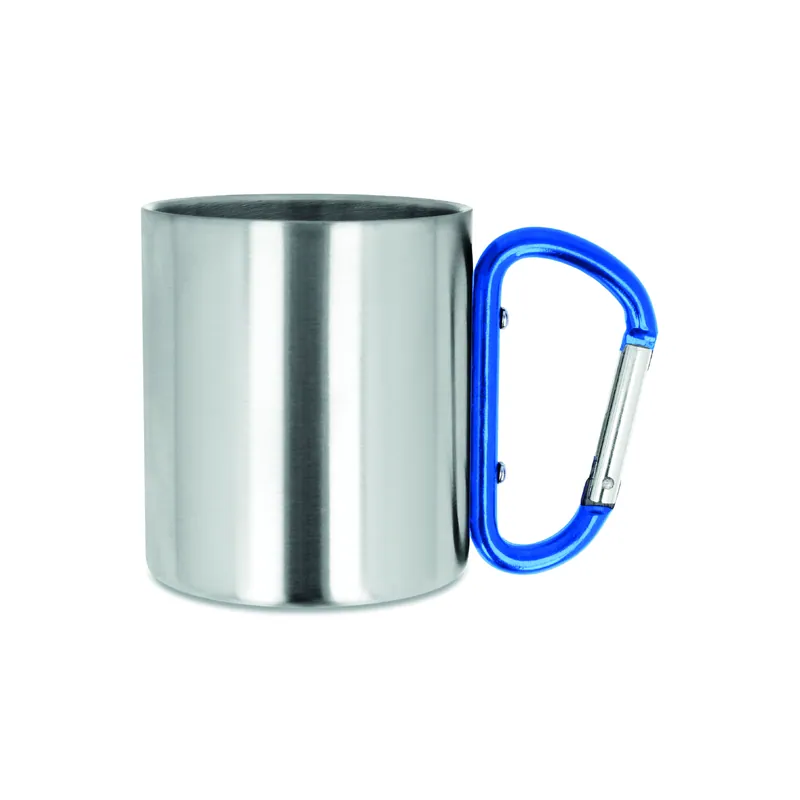 Aurora – Tumbler termico in acciaio inox 220 ml, colore Blu, vista retro