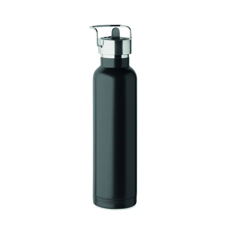 Cometa – Thermos in acciaio inox riciclato 660 ml, colore Nero, vista aperta